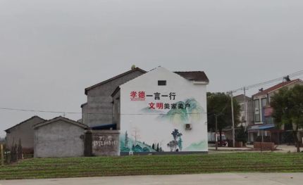 阆中新农村墙绘